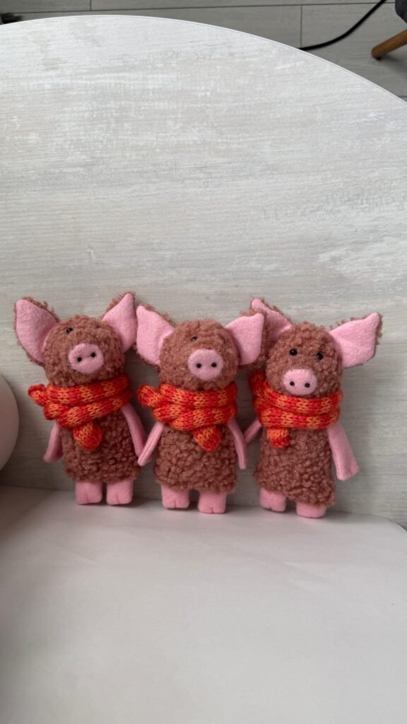 Handgemachtes Schwein